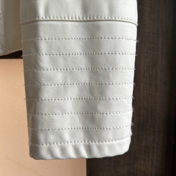 NWOT Vegan Leather Calvin Klein Jacket - Picture 6 of 8